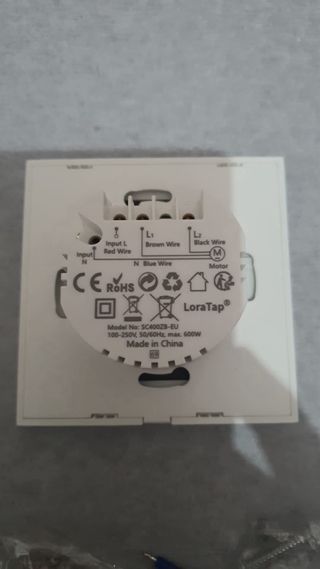 LoraTap ZigBee 2ª Gen Control Persianas