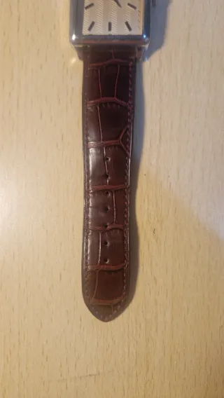 Orologio Emporio Armani Rettangolare Pelle Marrone