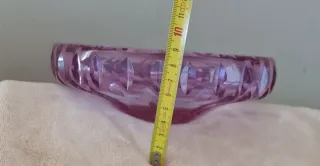 Artesanía Mid Century Tallado Rosa amatista