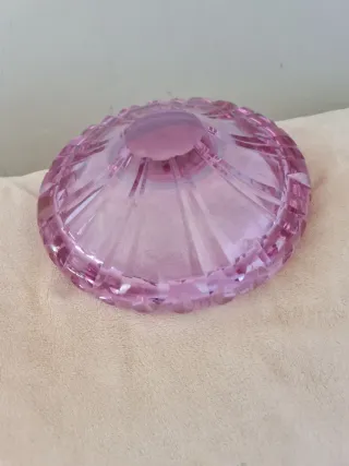 Artesanía Mid Century Tallado Rosa amatista