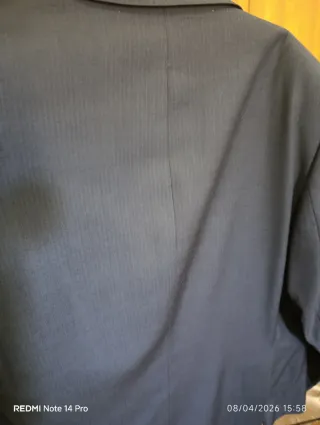 Traje de hombre azul