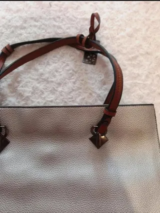 Borsa tote argento