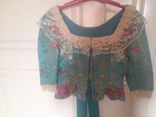 Vestido Fallera Turquesa