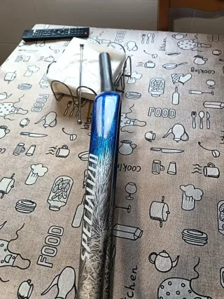 Horquilla Specialized Azul y Plata