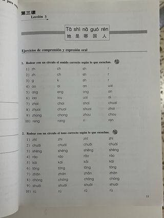 Libro de ejercicios Nuevo Libro de Chino Práctico