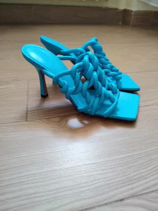 Sandali Bottega Veneta Blu