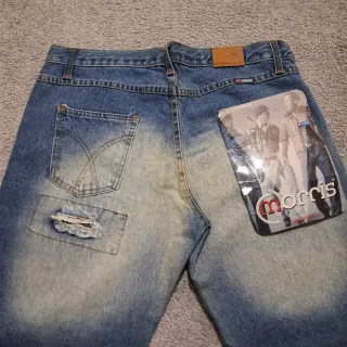 VAQUEROS Uomo Baggy Patchwork y2k Made in Italy