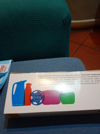 Set 5 portachiavi Tupperware nuovi