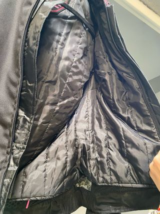 Chaqueta Moto Mujer Negra y Rosa VQUATTRO talla M