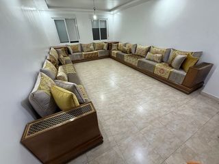 Salón Marroquí Beige y Marrón  612210918