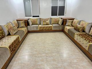 Salón Marroquí Beige y Marrón  612210918