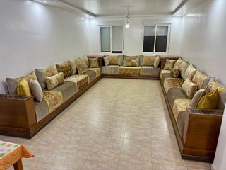 Salón Marroquí Beige y Marrón  612210918