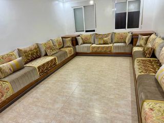 Salón Marroquí Beige y Marrón  612210918