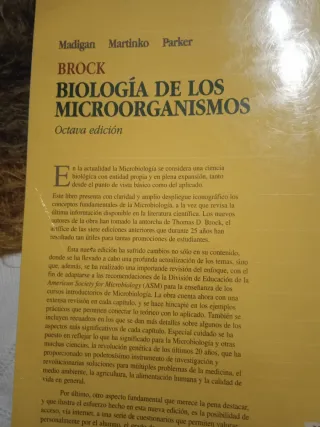 Libro biología de los microorganismos