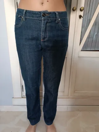 Vaqueros Tintoretto talla 38 denim clásico azul
