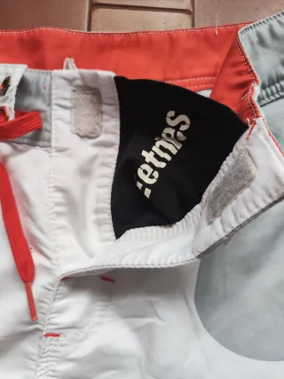 Etnies Squid Boardshort Uomo Taglia 30 surf bianco