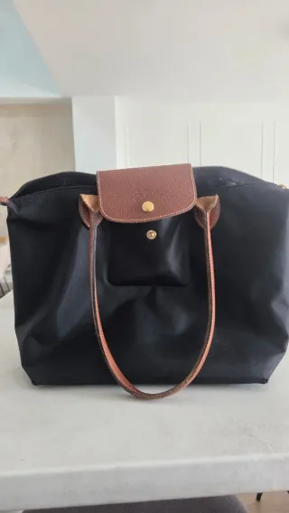 Bolso Longchamp Marrón y Negro