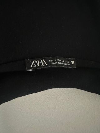 Vestido negro Zara tirantes mujere