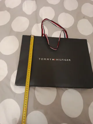 Shopper Tommy Hilfiger Nero blu Con manici in nast