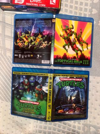 Pack Blu-ray Tortugas Ninja (3 Películas)