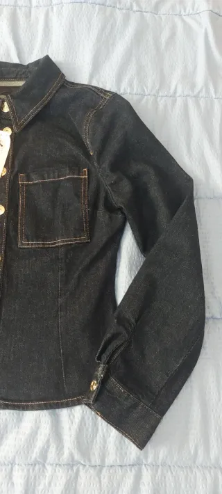 Camiseta Vaquera Zara Talla S