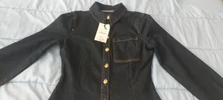 Camiseta Vaquera Zara Talla S