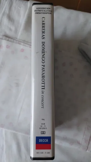 VHS Carreras Domingo Pavarotti in Concert