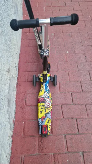 Patinete infantil y patinete skate