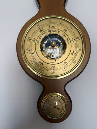 Estacion meteorológica de madera de Pared vintage