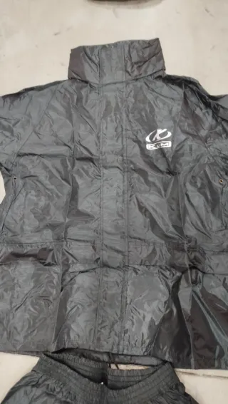 Traje Impermeable Moto Negro