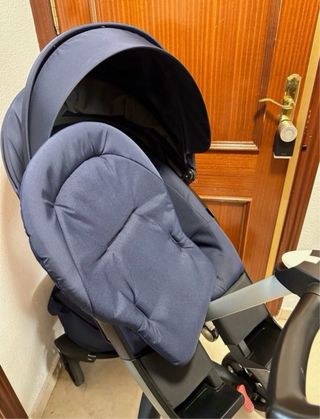 Carro Bebé Stokke Xplory Completo Azul Marino