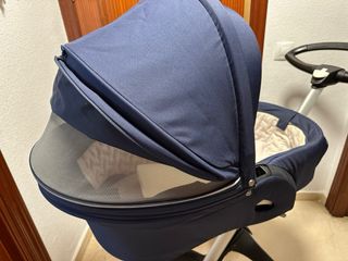 Carro Bebé Stokke Xplory Completo Azul Marino