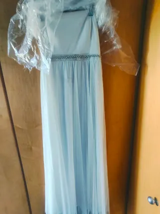 Vestido de novia sencillo blanco roto tallaL