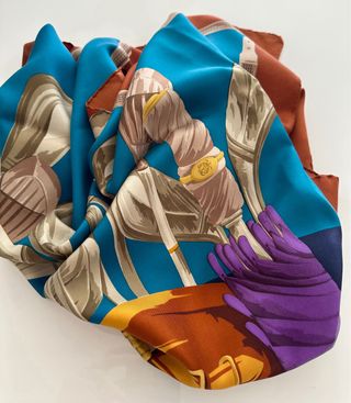 Pañuelo Seda Vintage Loewe Golf