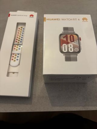 Huawei Watch Fit 4 - Dorado/Gris+ correa reloj
