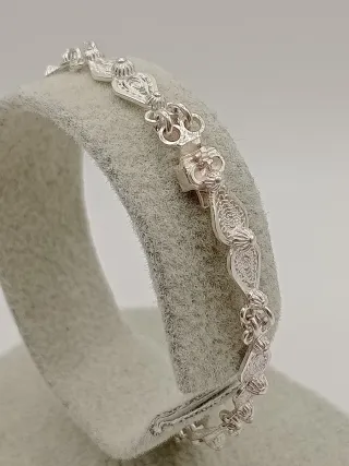 Bracciale Filigrana Argento 800 Vintage Donna