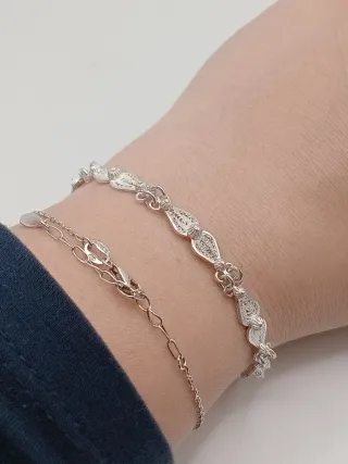 Bracciale Filigrana Argento 800 Vintage Donna