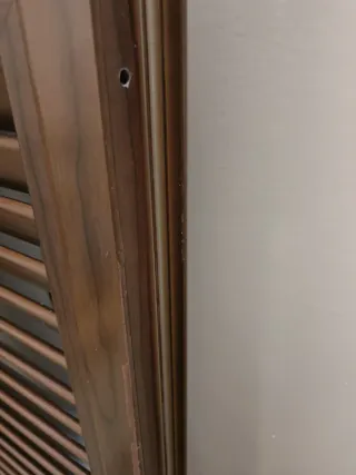 Persiana tipo mallorquina de aluminio