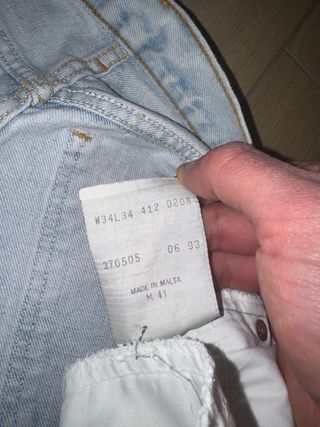 Levi's 505 Vintage Rari 90s W34 L34