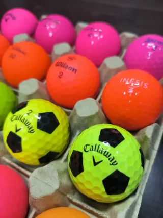 24 Pelotas Golf Colores Mix AAA/AA/A