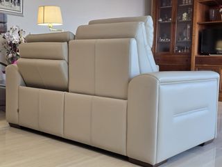 Pareja Sofás SNUG Relax Eléctrico Beige