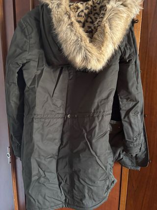 Abrigo Zara Verde Talla M