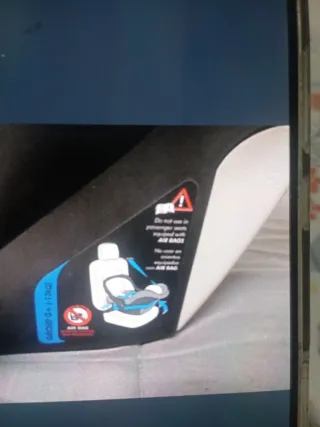 Silla de coche para bebé gris