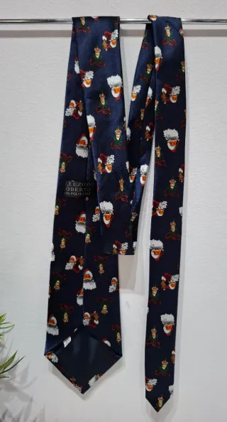 Cravatta vintage Natale Babbo Natale