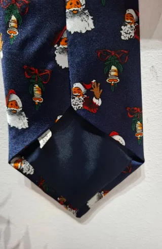 Cravatta vintage Natale Babbo Natale