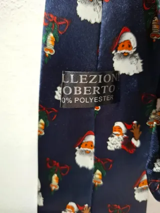 Cravatta vintage Natale Babbo Natale