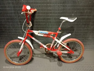 Bicicleta BMX Derbi Panther Roja y Blanca