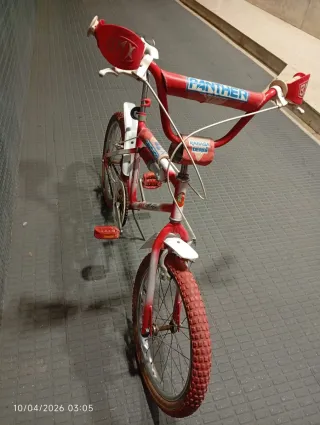 Bicicleta BMX Derbi Panther Roja y Blanca