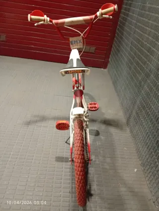 Bicicleta BMX Derbi Panther Roja y Blanca