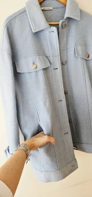 Cazadora Zara Talla M Azul